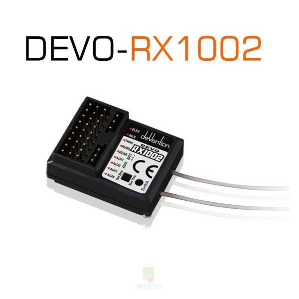 Receptor DEVO RX1002 - 10 Canales - 2,4 Ghz. - Walkera