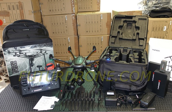 Yuneec Typhoon H Pro, mochila, 2 baterías, mando Wizard
